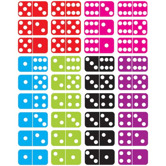 Ashley Productions Math Die-Cut Magnets, Dominoes
